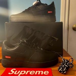Size 8.5 - Nike Air Force 1 Low x Supreme Box Logo - Black 2020